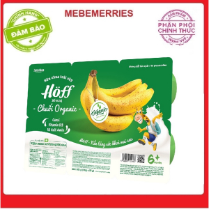 HOFF SỮA CHUA TRÁI CÂY ORGANIC VỊ CHUỐI 55G x 6 HỘP (lốc)