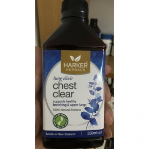 SIRO BỔ PHỔI ĐẨY ĐỜM CHEST CLEAR HARKER HERBALS NEWZEALAND 250ML 1Y+ (Chai)