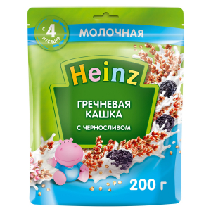BỘT ĂN DẶM HEINZ NGA VỊ HẠT KÊ, MẬN ĐEN CHO BÉ TỪ +4M (GÓI)