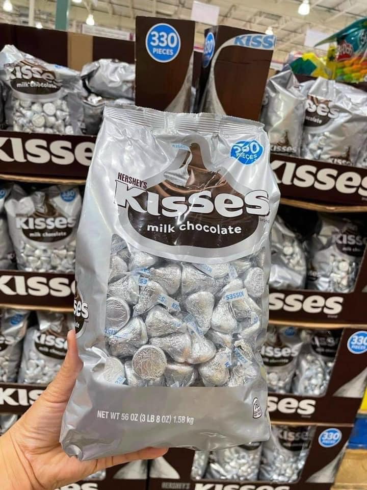 KẸO CHOCOLATE HERSHEY’S KISSES MILK CHOCOLATE