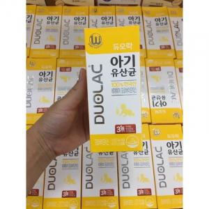 MEN VI SINH DOULAC VÀNG CHO BÉ TỪ 3 ĐẾN 24 THÁNG TUỔI – HÀN QUỐC (HỘP)