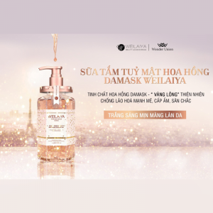 SỮA TẮM TRẮNG DA CÁNH HOA HỒNG WEILAIYA TỦY MẬT HOA HỒNG DAMASK WEILAIYA GRAND ROSE EXTRACTS WHITENI