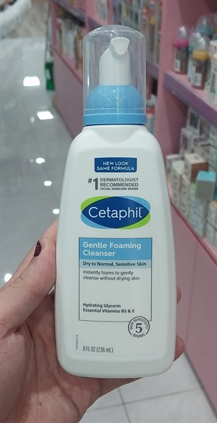 Sữa Rửa Mặt Dạng Bọt Cho Mọi Loại Da Cetaphil Gentle Foaming Cleanser 236ml (Chai)