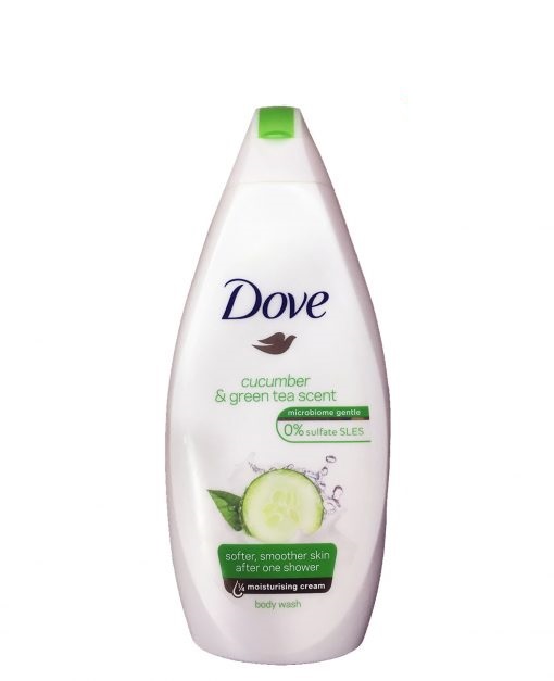 SỮA TẮM DOVE HƯƠNG DƯA LEO + TRÀ XANH 500ML (CHAI) Dove Cucumber & Green Tea scent Body Wash