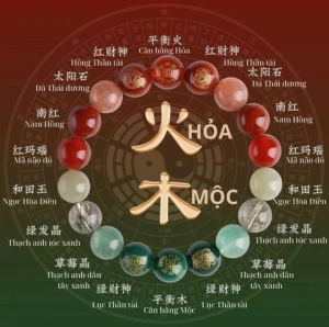 Vòng Tay Phong Thuỷ Dành Cho Mạng Hỏa Và Mộc