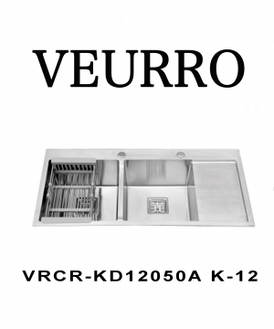 Chậu Rửa Chén Inox 304 Veurro VRCR-KD12050A K-12