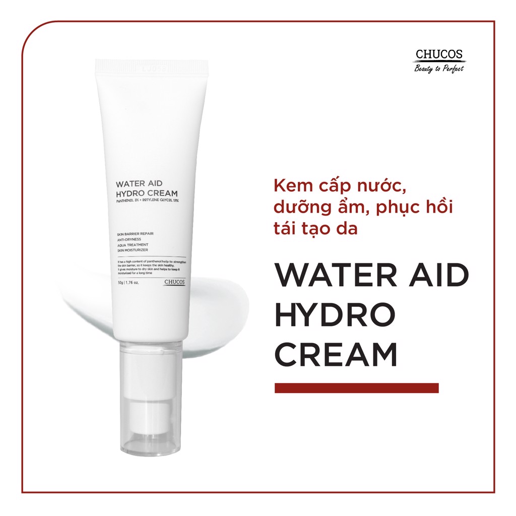 Kem cấp nước khóa ẩm WATER AID HYDRO CREAM 50g