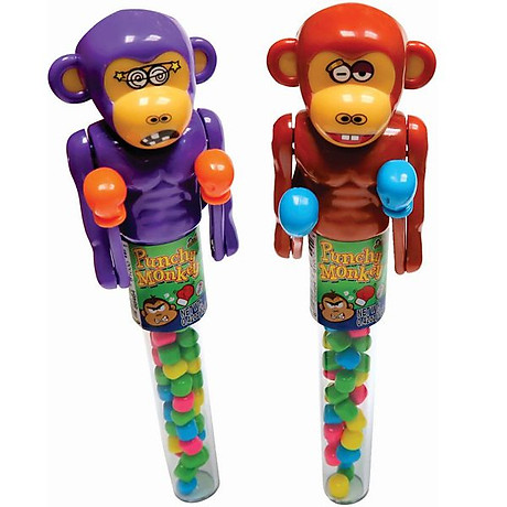 ĐCB CAN KẸO ĐỒ CHƠI KIDSMANIA PUNCHY MONKEY 12GR (cái)