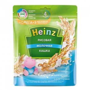 Cháo gạo với sữa và omega 3-4 tháng (200 g) (Gói)