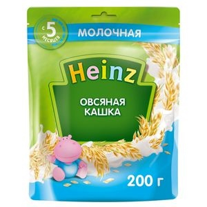 HEINZ NGA BỘT ĂN DẶM VỊ GẠO SỮA OMEGA 3 (5M+) 200G (gói)