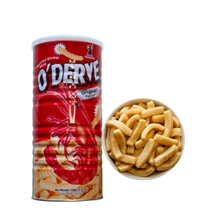 SNACK TÔM O'DERV VỊ TRUYỀN THỐNG 100G DẠNG LON (LON)