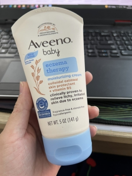 KEM BÔI ĐẶC TRỊ CHÀM CHO BÉ AVEENO BABY ECZEMA THERAPY MỸ MOISTURIZING CREAM 141G (tuýp)