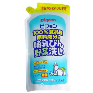 NƯỚC RỬA BÌNH SỮA VÀ RAU CỦ CHO BÉ PIGEON NHẬT BẢN DẠNG TÚI 700ML (Bịch)