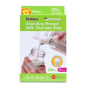 Túi trữ sữa 3D Simba 260ml (HỘP)