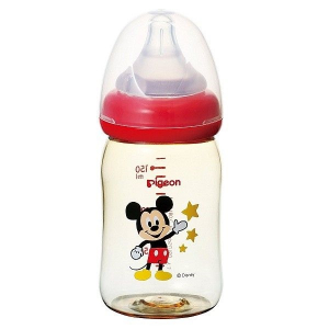 PIGEON- Bình sữa nhựa cổ rộng mickey 160ml (Cái)