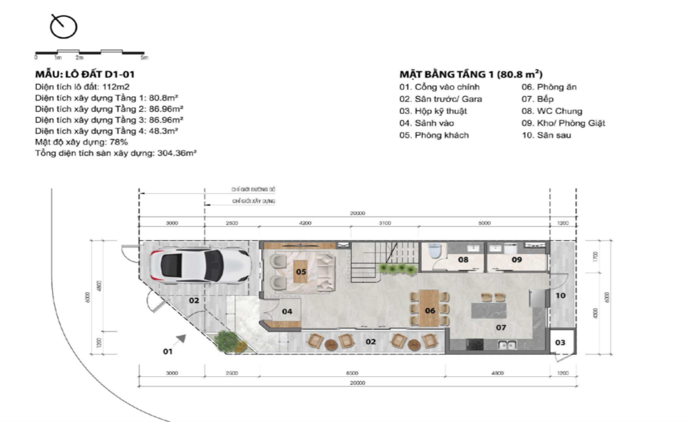 Nhà phố Liền Kề Lớn - Dự án Phú Mỹ Estates