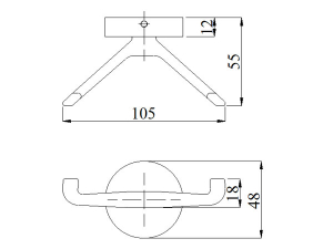 MÓC ÁO ĐÔI BAOINOX BN 1010