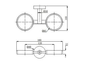 KỆ VÒNG ĐỂ LY BAOINOX M7 - 705