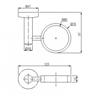 KỆ VÒNG ĐỂ LY BAOINOX M5 - 505