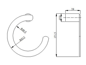 VẮT KHĂN VÒNG BAOINOX M6-604