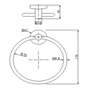 VẮT KHĂN TRÒN BAOINOX M5 - 504