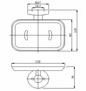 KỆ ĐỂ XÀ BÔNG BAOINOX M5-506