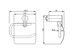 HỘP GIẤY VỆ SINH BAOINOX M6-603