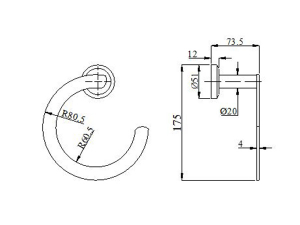 VẮT KHĂN VÒNG BAOINOX M9-904