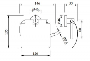 HỘP ĐỰNG GIẤY VỆ SINH BAOINOX M5-503