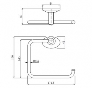 VẮT KHĂN VÒNG BAOINOX M3-3004