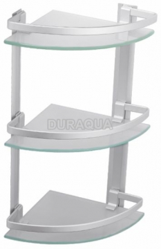 Kệ kính mỹ phẩm 3 tầng treo góc Duraqua 5303